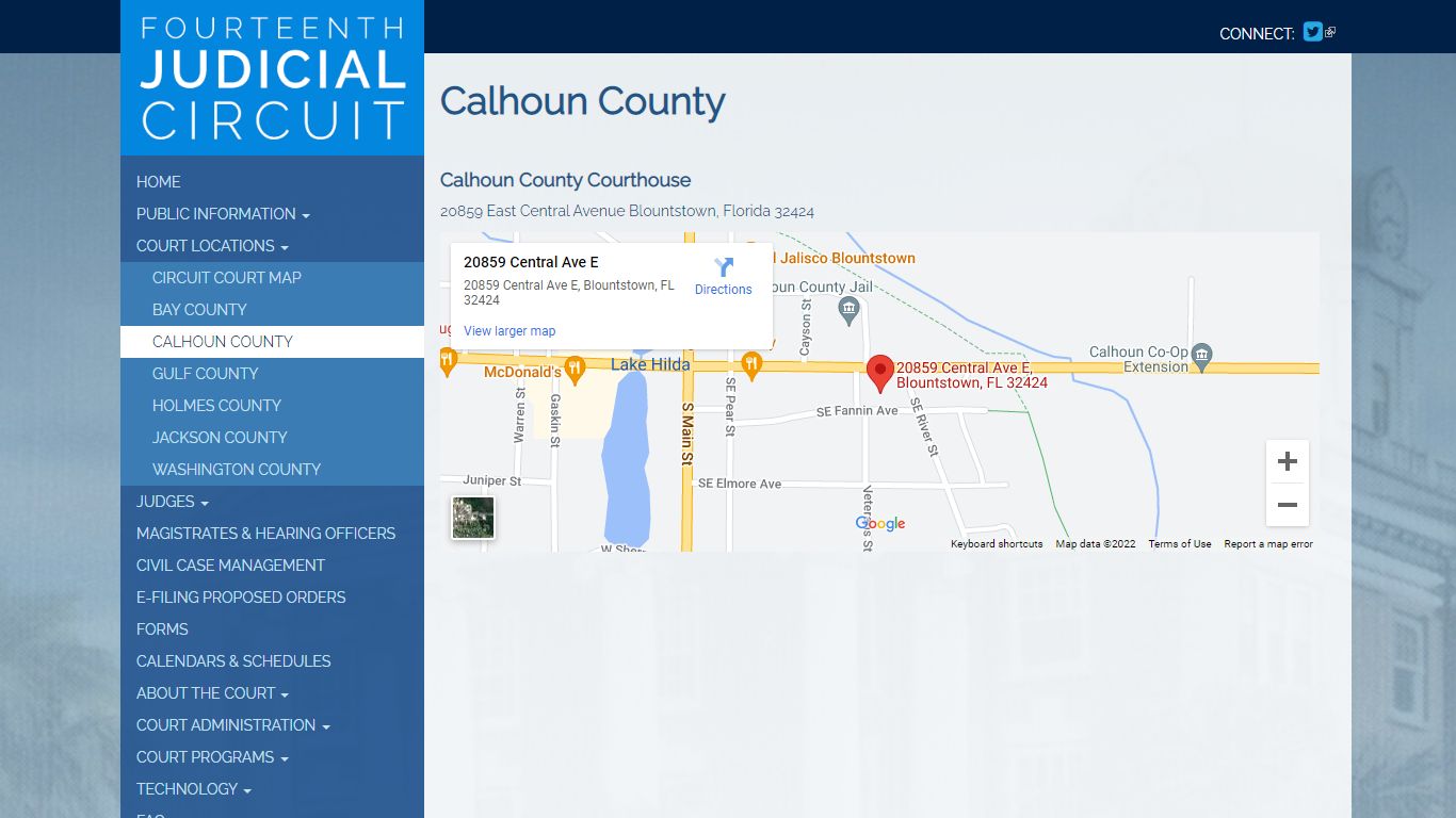 Calhoun County | Fourteenth Judicial Circuit of Florida - Florida Courts